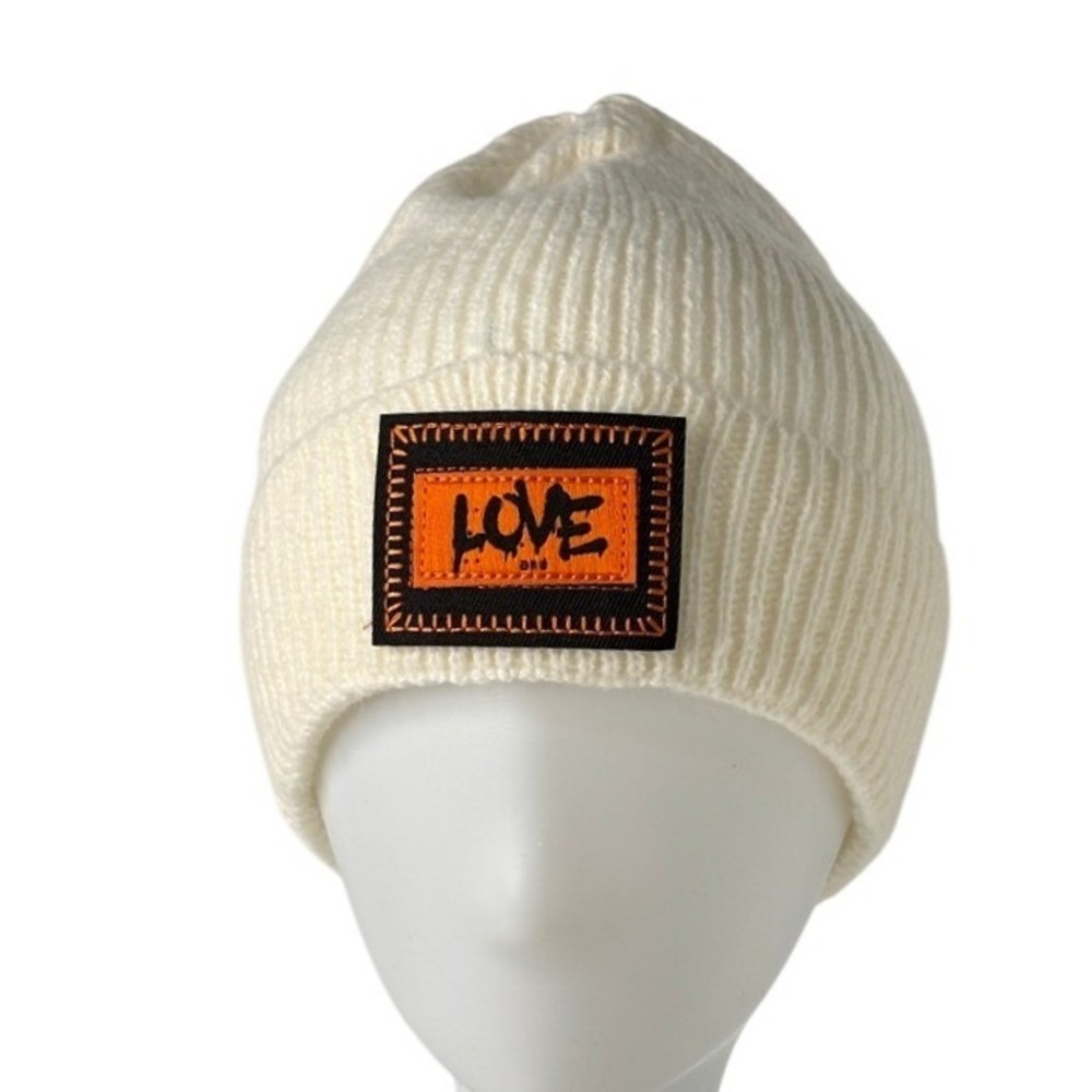 Unisex Knit Cap Beanie Double Layer Winter Hat Cream NEW Outdoor Gorpcore OS